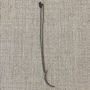 Pave Diamond Crescent Necklace